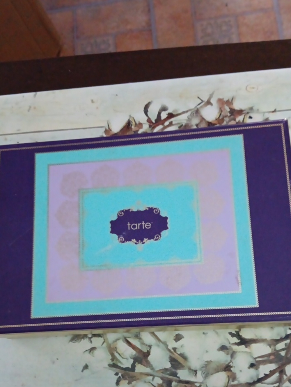Tarte Eyeshadow Case With Nuetral Eyeshadows,  Blush, And Lip Glosses